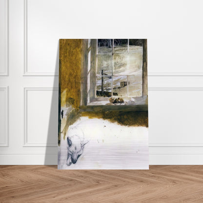 GROUNDHOG DAY 3 - Andrew Wyeth Brushed Aluminum Print - 70x100 cm / 28x40 inches | Andrew Wyeth Aluminum Print | Andrew Wyeth Prints