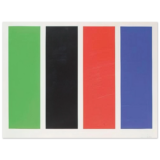 Ellsworth Kelly - Four Panels  75x100 cm / 30x40inches Fine Art Poster