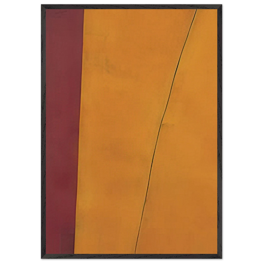 P-T 5 - 1970 N1 - Edward Corbett 70x100 cm / 28x40 inches Framed Art Print – Black Wooden Frame
