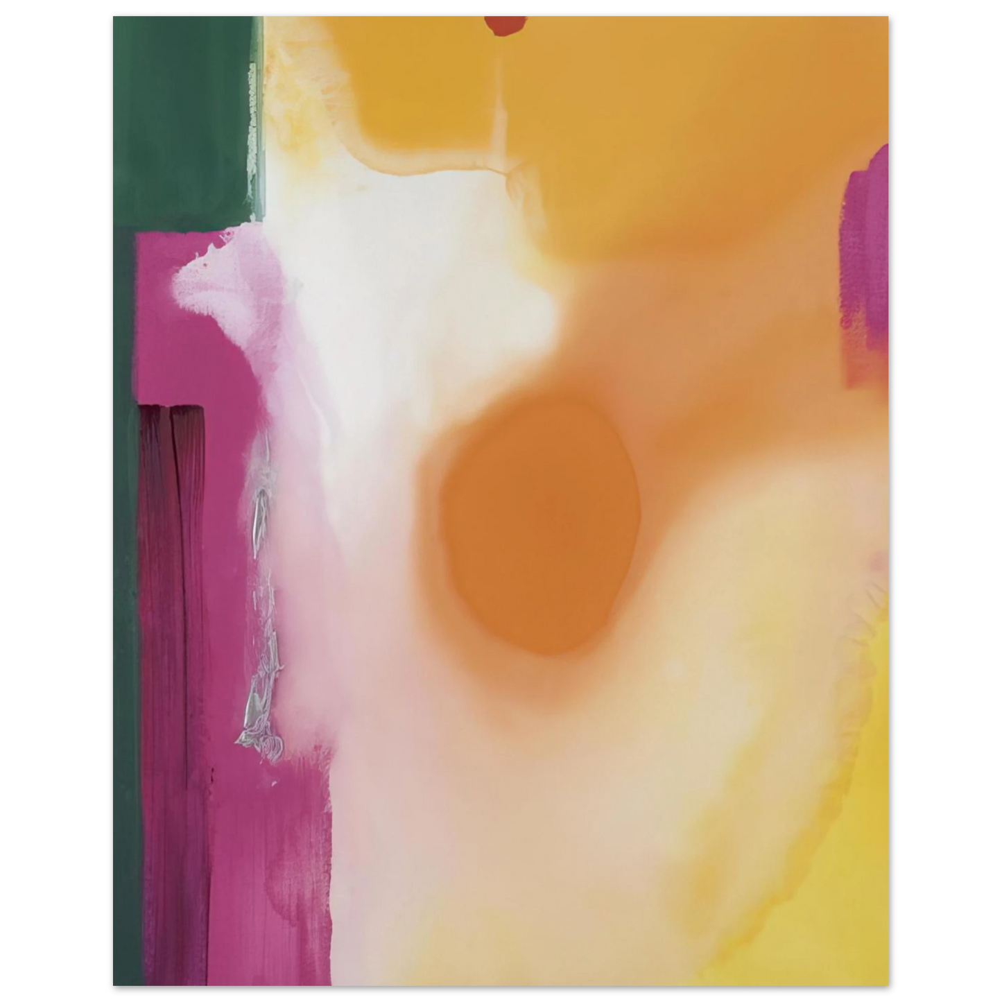 Helen Frankenthaler - Bullseye - 1989 Wall art - A3 (29.7 x 42  cm) - Fine Art Poster-canvas - -