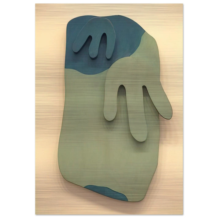 Tete Paysage - Jean Arp Brushed Aluminum Print - 70x100 cm / 28x40 inches | Jean Arp Aluminum Print | Jean Arp Prints