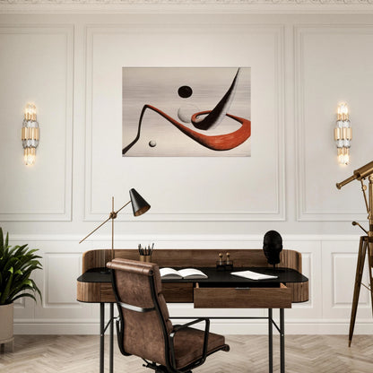 SPACE TUNNEL 1932 - Alexander Calder Brushed Aluminum Print - 70x100 cm / 28x40 inches | Alexander Calder Aluminum Print | Alexander Calder Prints