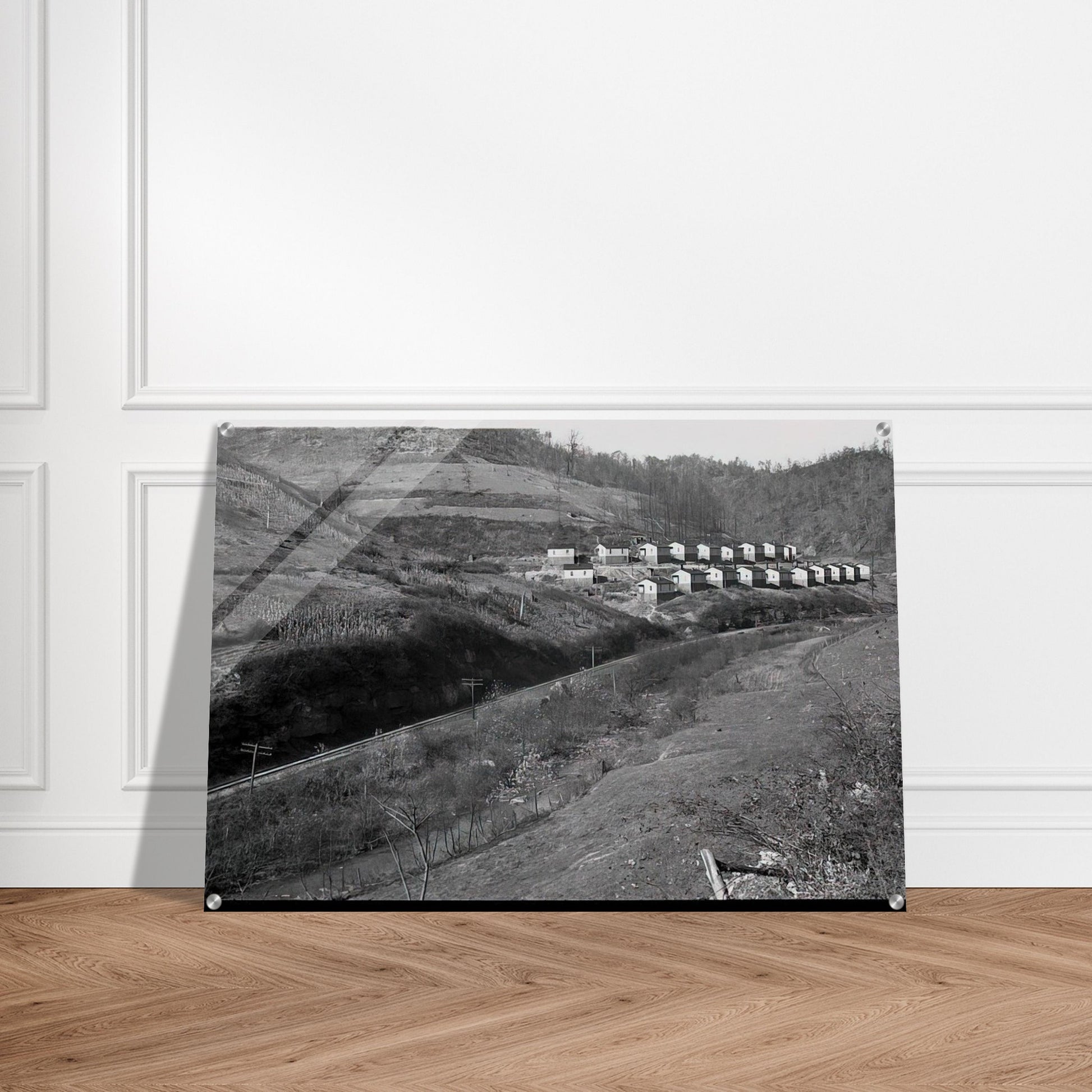 COAL COMPANY TOWN IN JENKINS 1935 - Ben Shahn Acrylic Print - 70x100 cm / 28x40″ inches