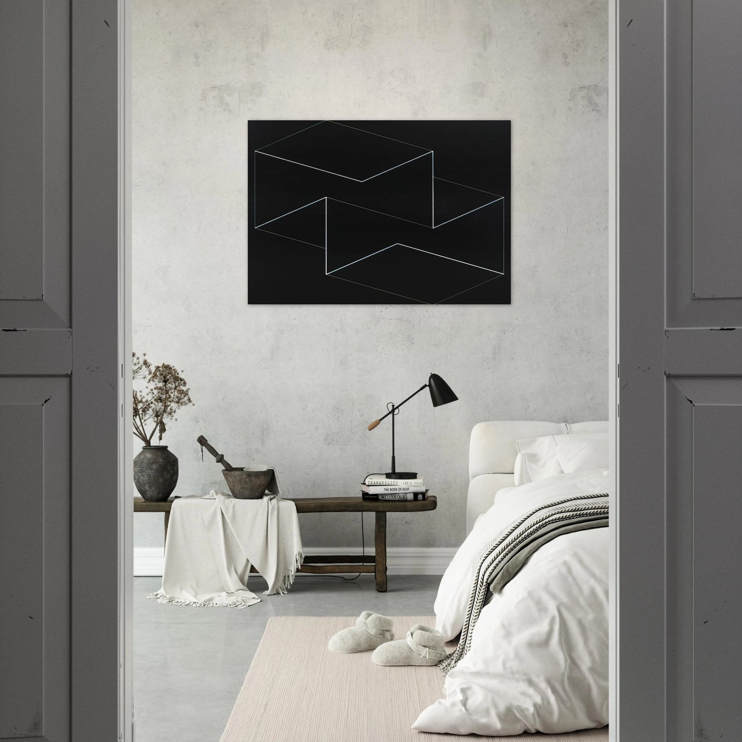 F M E 5 1962 - Josef Albers Brushed Aluminum Print - 70x100 cm / 28x40 inches | Josef Albers Aluminum Print | Josef Albers Prints