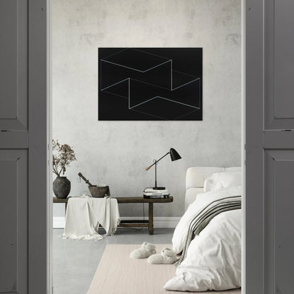 F M E 5 1962 - Josef Albers Brushed Aluminum Print - 70x100 cm / 28x40 inches | Josef Albers Aluminum Print | Josef Albers Prints