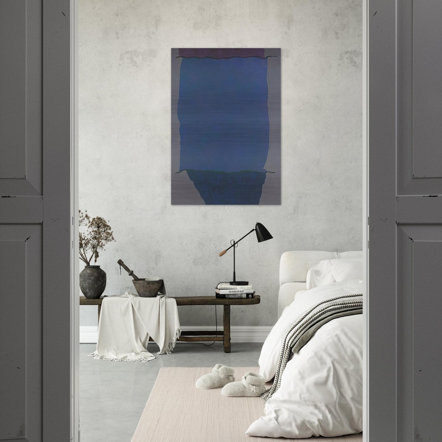 Infinity Field, Lefkada Series - 1979 - Theodoros Stamos Brushed Aluminum Print - 70x100 cm / 28x40 inches | Theodoros Stamos Aluminum Print | Theodoros Stamos Prints