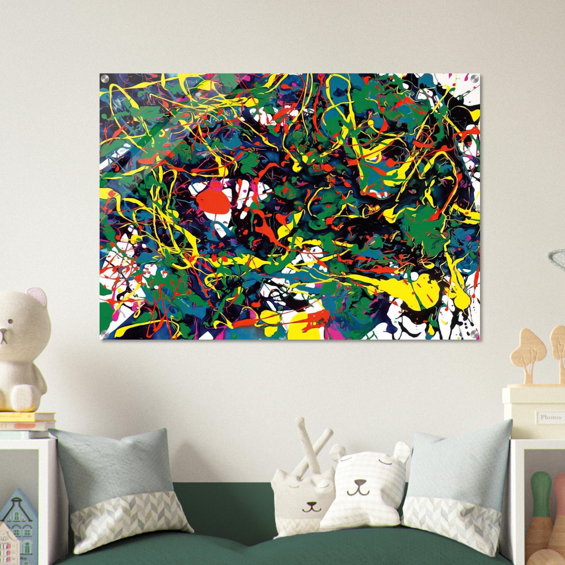 Untitled  SFP94-55  SFF 1729  - Sam Francis Acrylic Print - 70x100 cm / 28x40″ inches