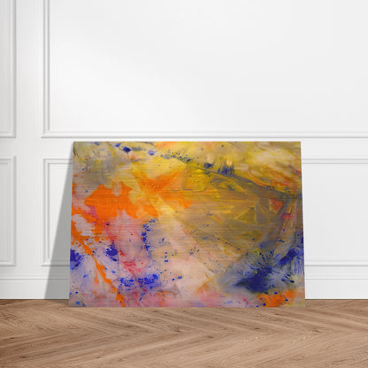 A Spring Thaw - Sam Gilliam Brushed Aluminum Print - 70x100 cm / 28x40 inches | Sam Gilliam Aluminum Print | Sam Gilliam Prints