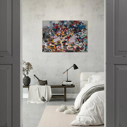 Upward Direction - 1988 - Robert Goodnough Brushed Aluminum Print - 70x100 cm / 28x40 inches | Robert Goodnough Aluminum Print | Robert Goodnough Prints