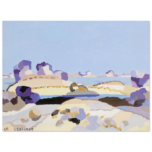 Charles Lapicque - Lagune bretonne - 1959  75x100 cm / 30x40inches Fine Art Poster