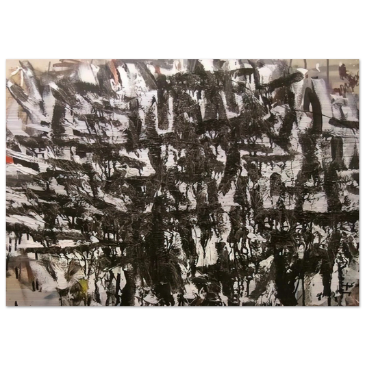 Listen - 2005 - Robert Goodnough Brushed Aluminum Print - 70x100 cm / 28x40 inches | Robert Goodnough Aluminum Print | Robert Goodnough Prints