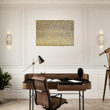 Serpentine Saffron - 1969 - Richard Pousette-Dart Brushed Aluminum Print - 70x100 cm / 28x40 inches | Richard Pousette-Dart Aluminum Print | Richard Pousette-Dart Prints