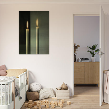 CANDLES - Gerhard Richter Brushed Aluminum Print - 70x100 cm / 28x40 inches | Gerhard Richter Aluminum Print | Gerhard Richter Prints