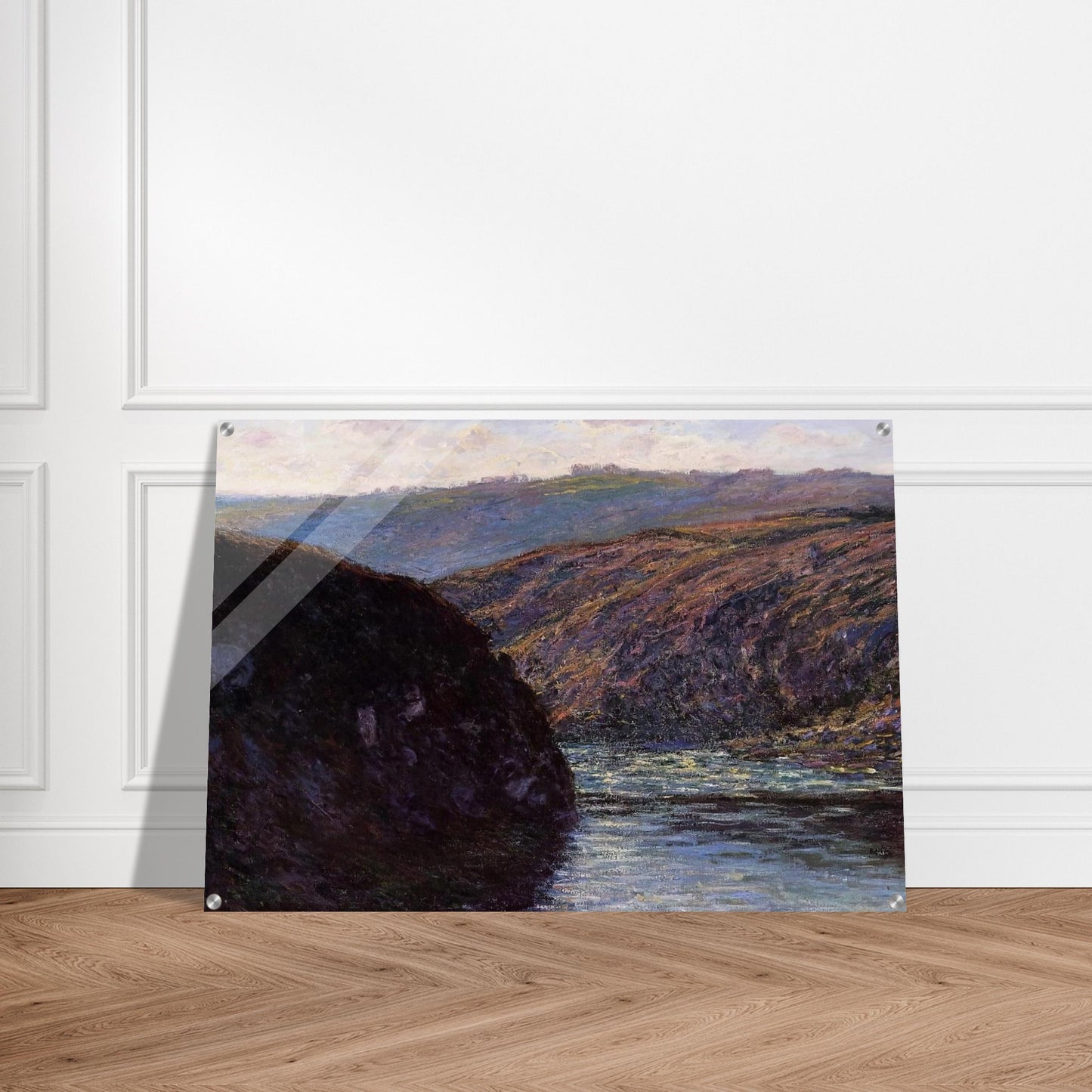 Valley of the Creuse, Afternoon Sunlight - claude monet Acrylic Print - 70x100 cm / 28x40″ inches