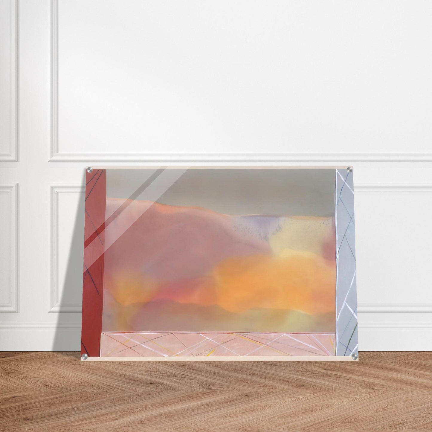 Tahity Trinity - 1988 - Ronnie Landfield Acrylic Print - 70x100 cm / 28x40″ inches