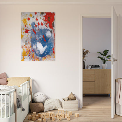Cataclysm - Hans Hofmann Brushed Aluminum Print - 70x100 cm / 28x40 inches | Hans Hofmann Aluminum Print | Hans Hofmann Prints