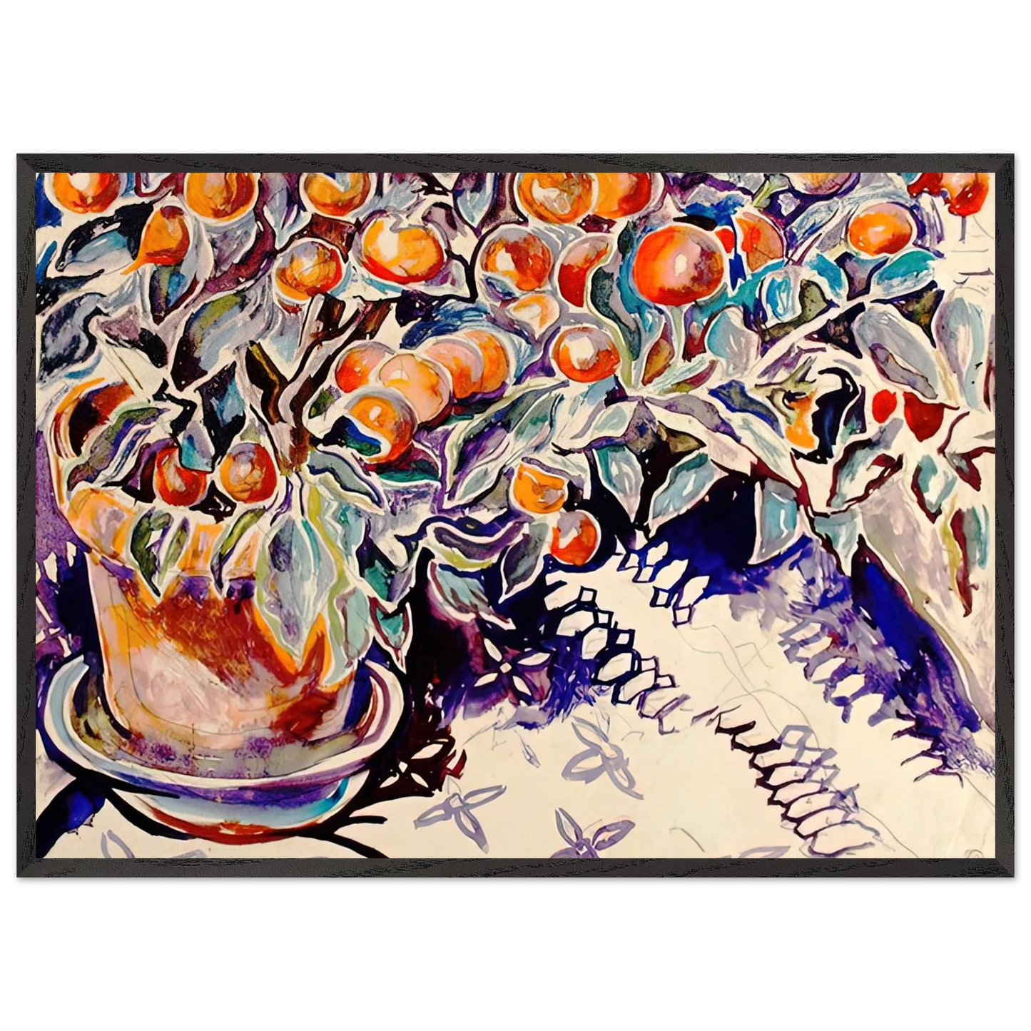 Walter Inglis Anderson - Walter Anderson Wall art - 20x25 cm / 8x10 inches - Premium Wooden Framed Poster With Fine Art Paper-canvas - Wood frame