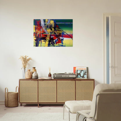 STATION - Gerhard Richter Brushed Aluminum Print - 70x100 cm / 28x40 inches | Gerhard Richter Aluminum Print | Gerhard Richter Prints