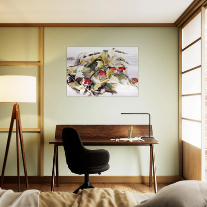 Plums - 1925 - Charles Demuth Brushed Aluminum Print - 70x100 cm / 28x40 inches | Charles Demuth Aluminum Print | Charles Demuth Prints