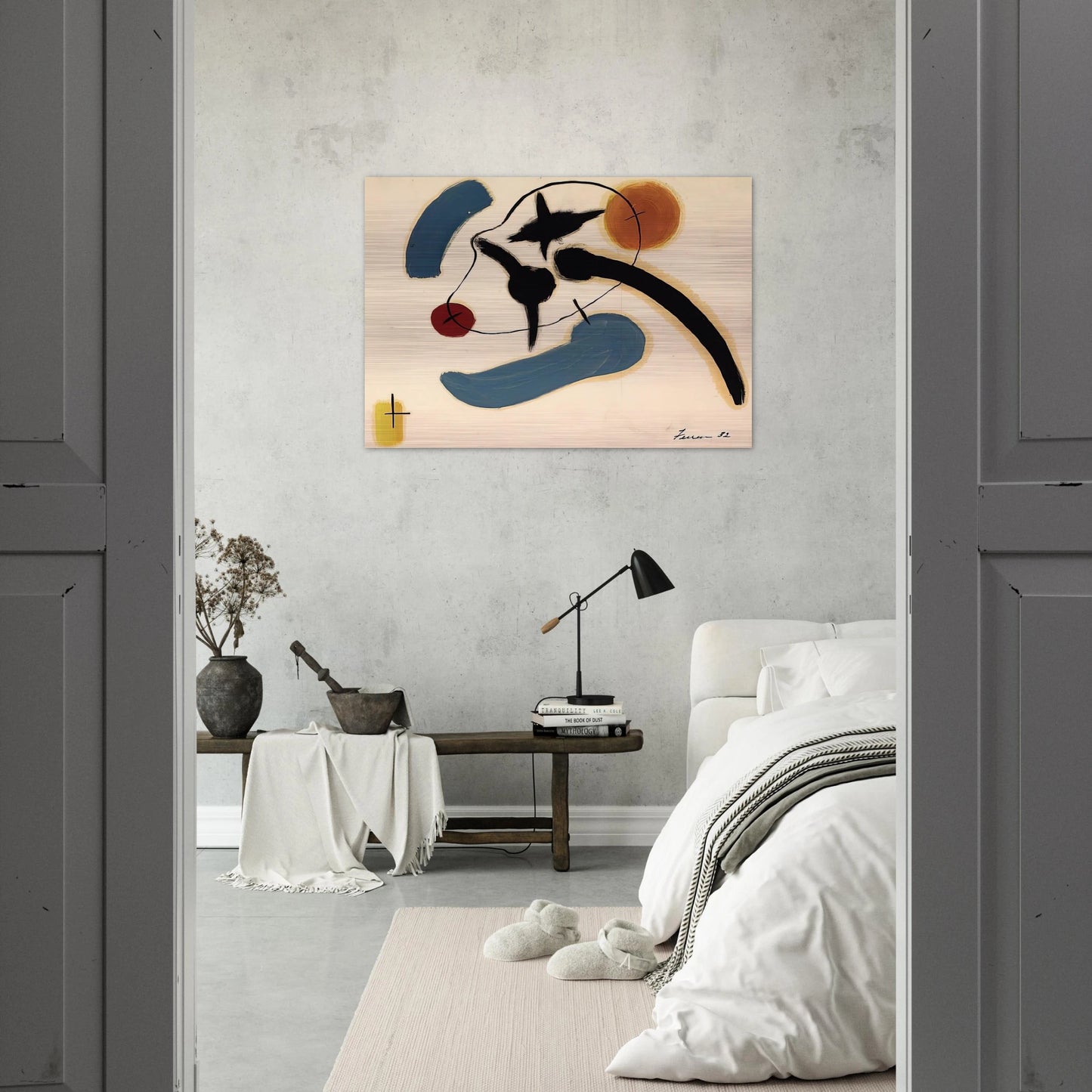 Untitled - 1932 - John Ferren Brushed Aluminum Print - 70x100 cm / 28x40 inches | John Ferren Aluminum Print | John Ferren Prints