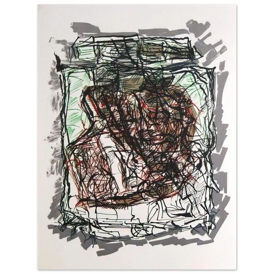 Jean-Paul Riopelle - Lithographie 1976  75x100 cm / 30x40inches Fine Art Poster