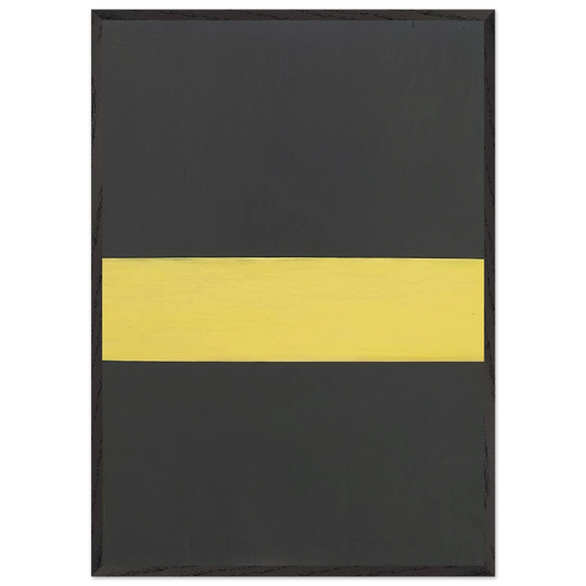 Untitled - 1964 N1 - Blinky Palermo 70x100 cm / 28x40 inches Framed Art Print – Black Wooden Frame