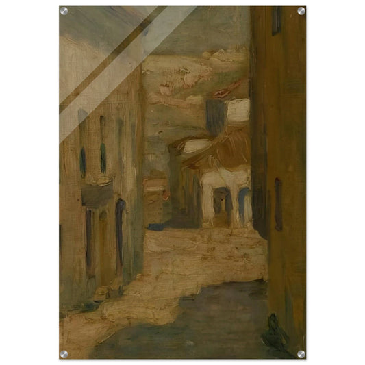 Street of Segovia - Tarsila do Amaral Acrylic Print - 70x100 cm / 28x40″ inches