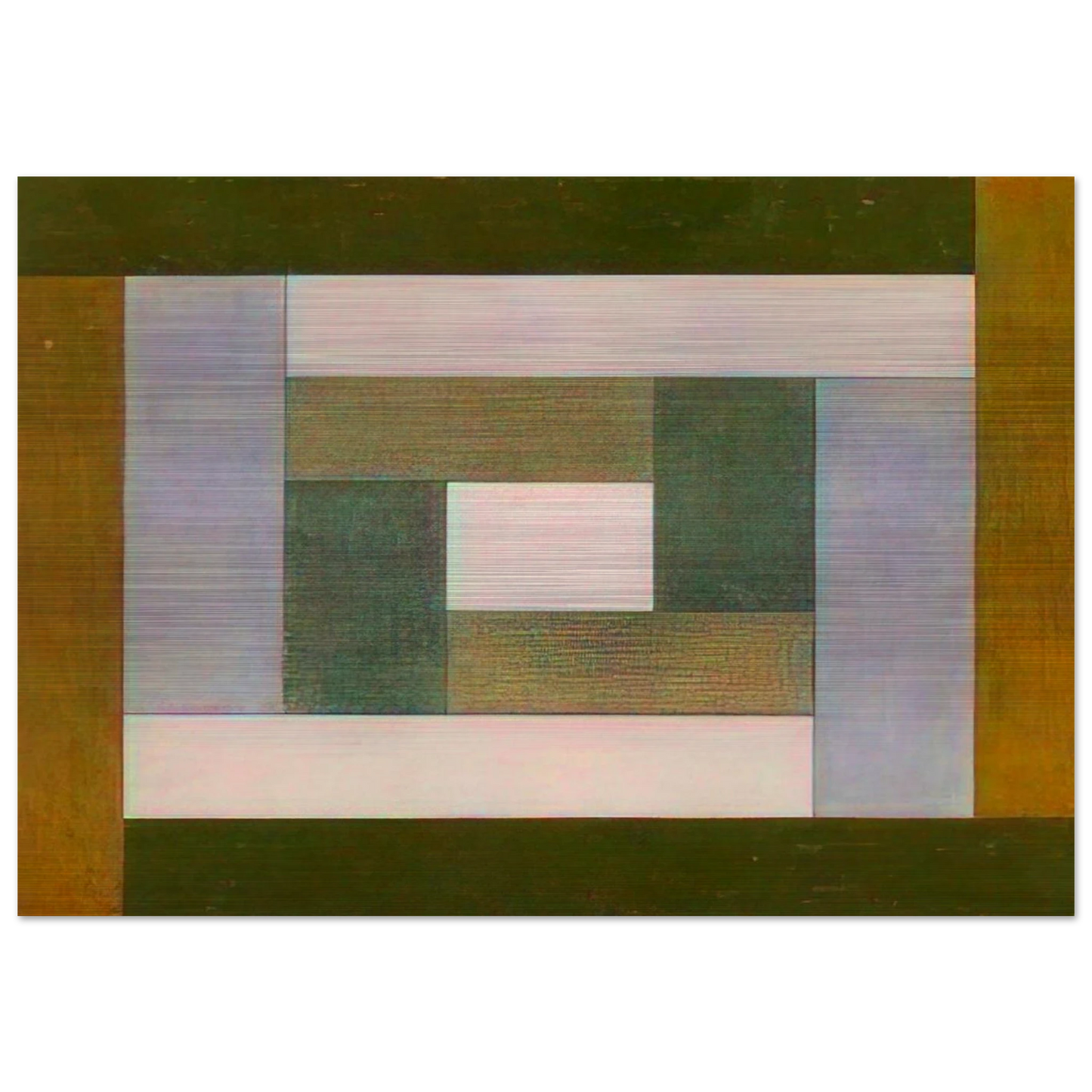 Etudes Bauhaus A - 1929 - Victor Vasarely Brushed Aluminum Print - 70x100 cm / 28x40 inches | Victor Vasarely Aluminum Print | Victor Vasarely Prints