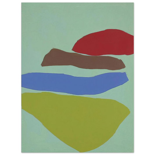 Ray Parker - Untitled - 1967  75x100 cm / 30x40inches Fine Art Poster