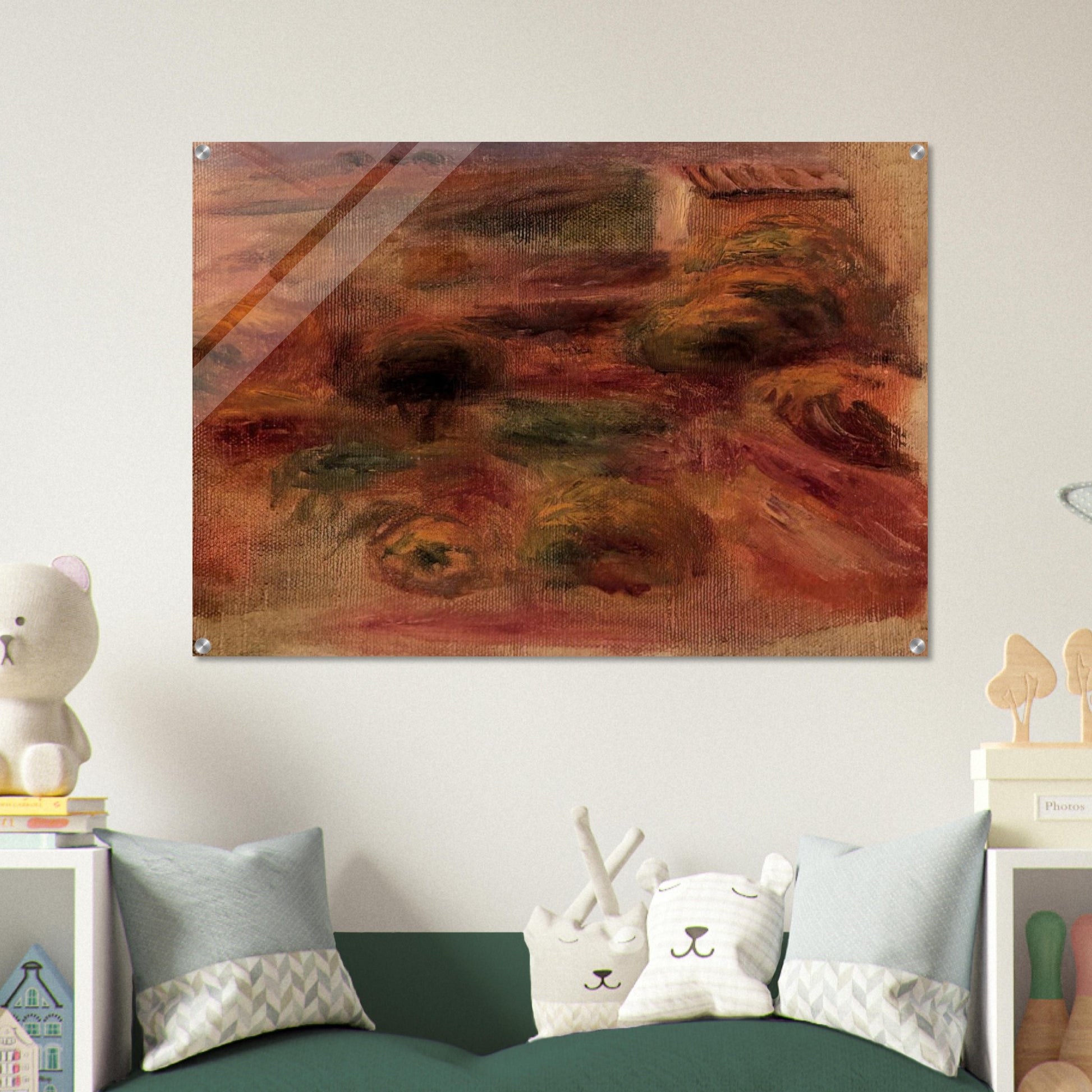 The Artist s Home - Pierre-Auguste Renoir Acrylic Print - 70x100 cm / 28x40″ inches