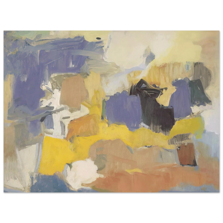 Esteban Vicente - UNTITLED 1958  75x100 cm / 30x40inches Fine Art Poster