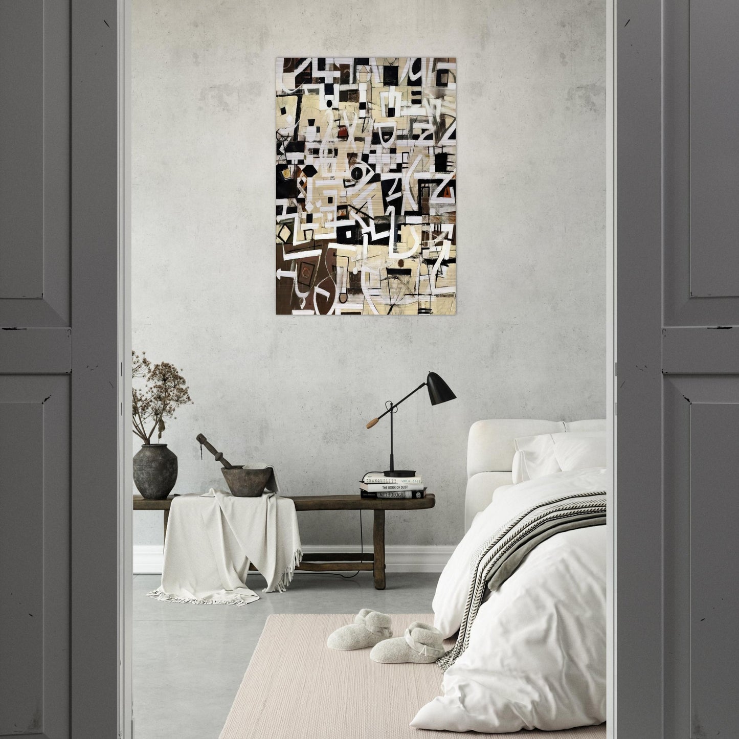 Number 20 - 1949 - Bradley Walker Tomlin Brushed Aluminum Print - 70x100 cm / 28x40 inches | Bradley Walker Tomlin Aluminum Print | Bradley Walker Tomlin Prints
