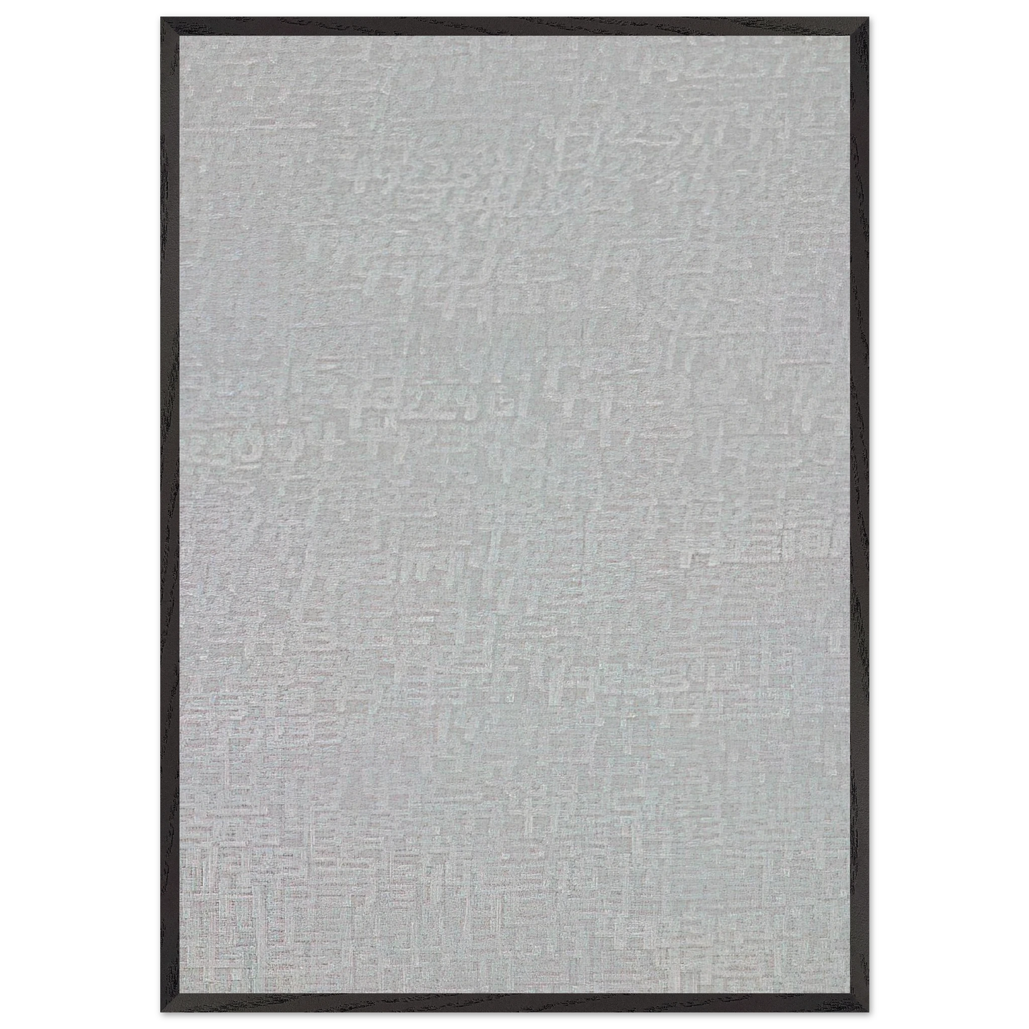 19651 -  Detail 4914800 - 4932016 - Conceptual Art - Roman Opalka 70x100 cm / 28x40 inches Framed Art Print – Black Wooden Frame