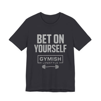Fitness Tee Motivation - Gymish Mode de Vie Misez sur Vous T-shirts de Sport pour Hommes