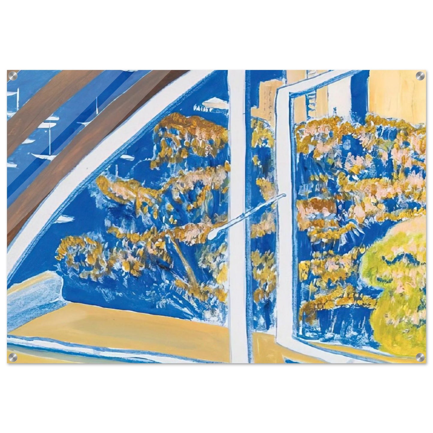 The Window, Lavender Bay - 1980 - Brett Whiteley Acrylic Print - 70x100 cm / 28x40″ inches