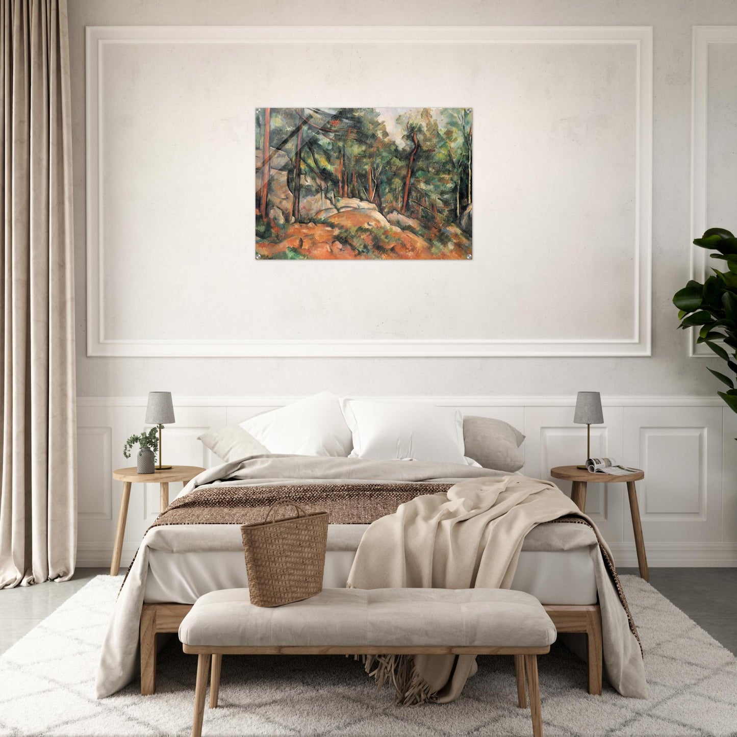 In the Forest - Paul Cézanne Acrylic Print - 70x100 cm / 28x40″ inches | Paul Cézanne Wall Art | Paul Cézanne Prints