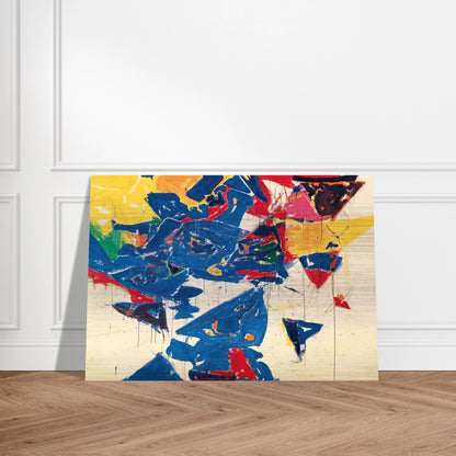Middle Blue III - Sam Francis Brushed Aluminum Print - 70x100 cm / 28x40 inches | Sam Francis Aluminum Print | Sam Francis Prints