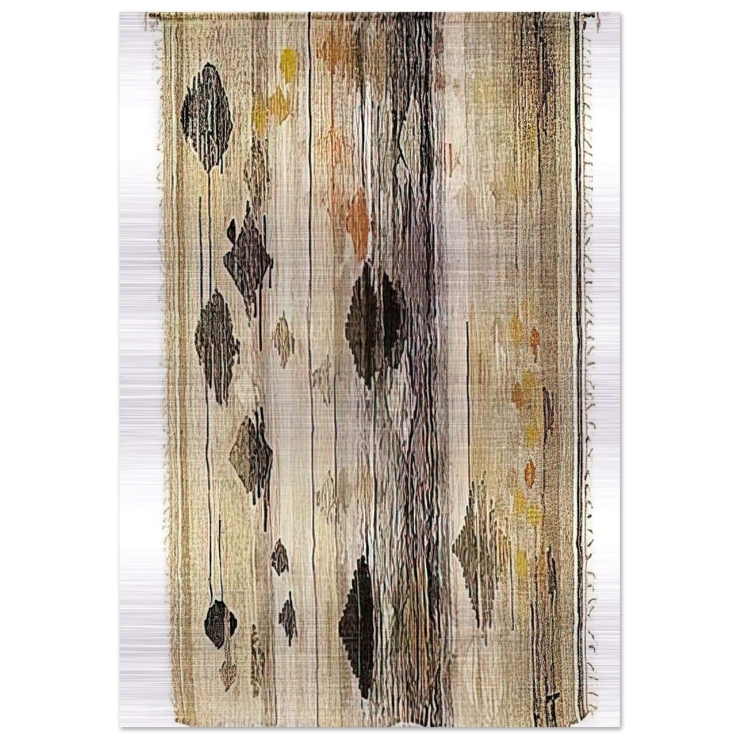 FLOATING SHAPES 1958 - Lenore Tawney Brushed Aluminum Print - 70x100 cm / 28x40 inches | Lenore Tawney Aluminum Print | Lenore Tawney Prints