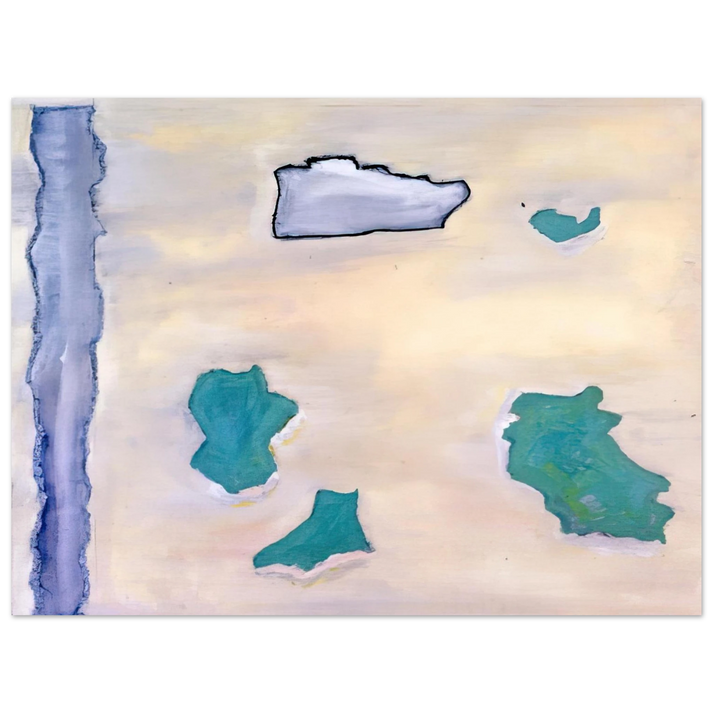 Raoul De Keyser - Untitled - 2006  75x100 cm / 30x40inches Fine Art Poster