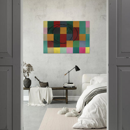 Die Fremden Kreise - 1963 - Johannes Itten Brushed Aluminum Print - 70x100 cm / 28x40 inches | Johannes Itten Aluminum Print | Johannes Itten Prints