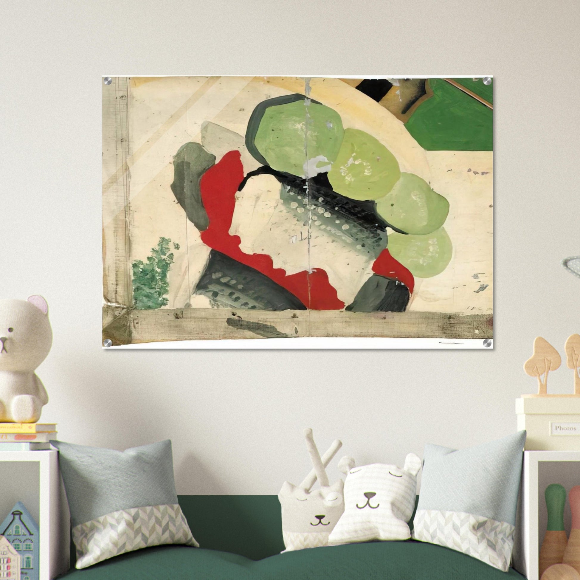 FISCHBR OTCHEN - Sigmar Polke Acrylic Print - 70x100 cm / 28x40″ inches