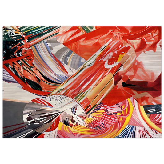 Hitchhiker - Speed of Light - James Rosenquist Brushed Aluminum Print - 70x100 cm / 28x40 inches | James Rosenquist Aluminum Print | James Rosenquist Prints