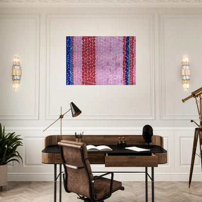 A GLIMPSE OF MARS 1969 - Alma Woodsey Thomas Brushed Aluminum Print - 70x100 cm / 28x40 inches | Alma Woodsey Thomas Aluminum Print | Alma Woodsey Thomas Prints
