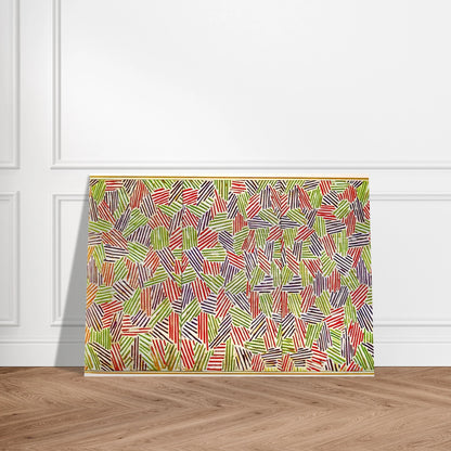 SCENT - Jasper Johns Brushed Aluminum Print - 70x100 cm / 28x40 inches | Jasper Johns Aluminum Print | Jasper Johns Prints