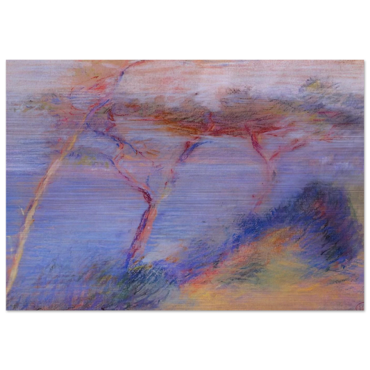 Landscape - Henri-Edmond Cross Brushed Aluminum Print - 70x100 cm / 28x40 inches | Henri-Edmond Cross Aluminum Print | Henri-Edmond Cross Prints