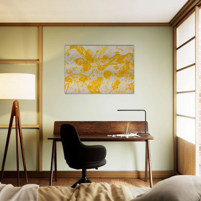 Beaudelaire - Sam Francis Brushed Aluminum Print - 70x100 cm / 28x40 inches | Sam Francis Aluminum Print | Sam Francis Prints