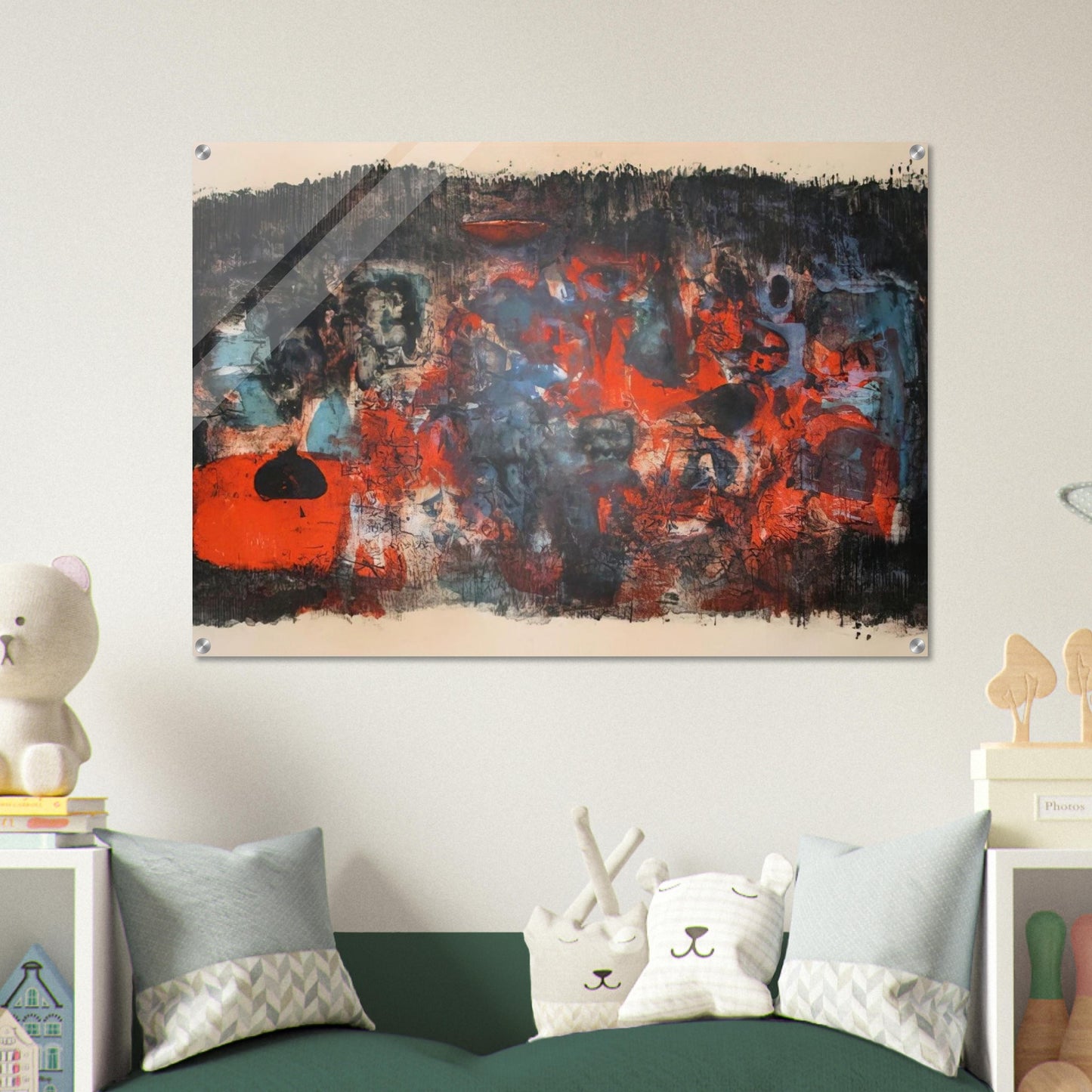 UNTITLED 1956 - Zao Wou-Ki Acrylic Print - 70x100 cm / 28x40″ inches | Zao Wou-Ki Wall Art | Zao Wou-Ki Prints
