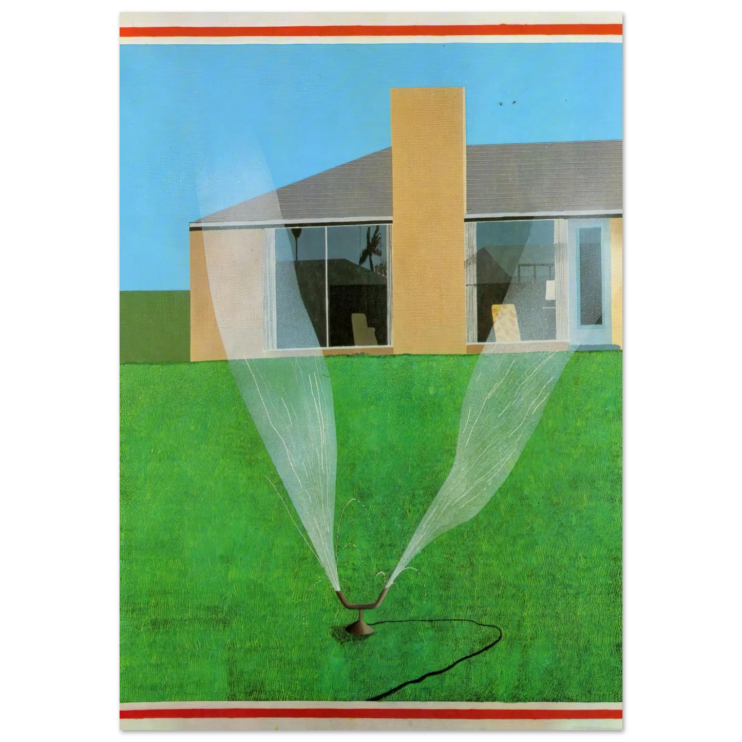 David Hockney - David Hockney Wall art - 21x29.7 cm / 8x12" - Fine Art Poster-canvas - -