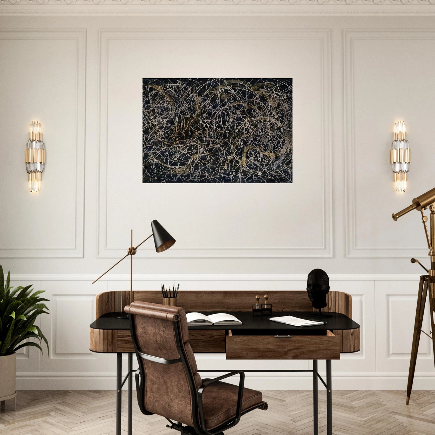 Rosier-feuilles - Marcel Barbeau Brushed Aluminum Print - 70x100 cm / 28x40 inches | Marcel Barbeau Aluminum Print | Marcel Barbeau Prints