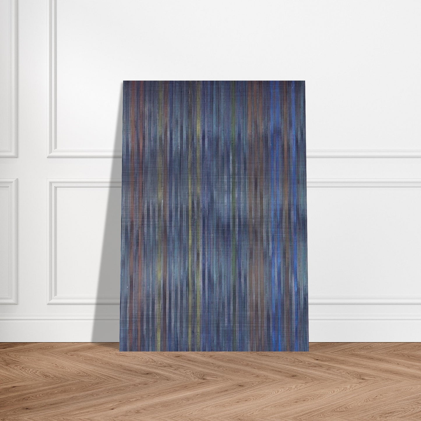 Black Friar - 1978 - Gene Davis Brushed Aluminum Print - 70x100 cm / 28x40 inches | Gene Davis Aluminum Print | Gene Davis Prints
